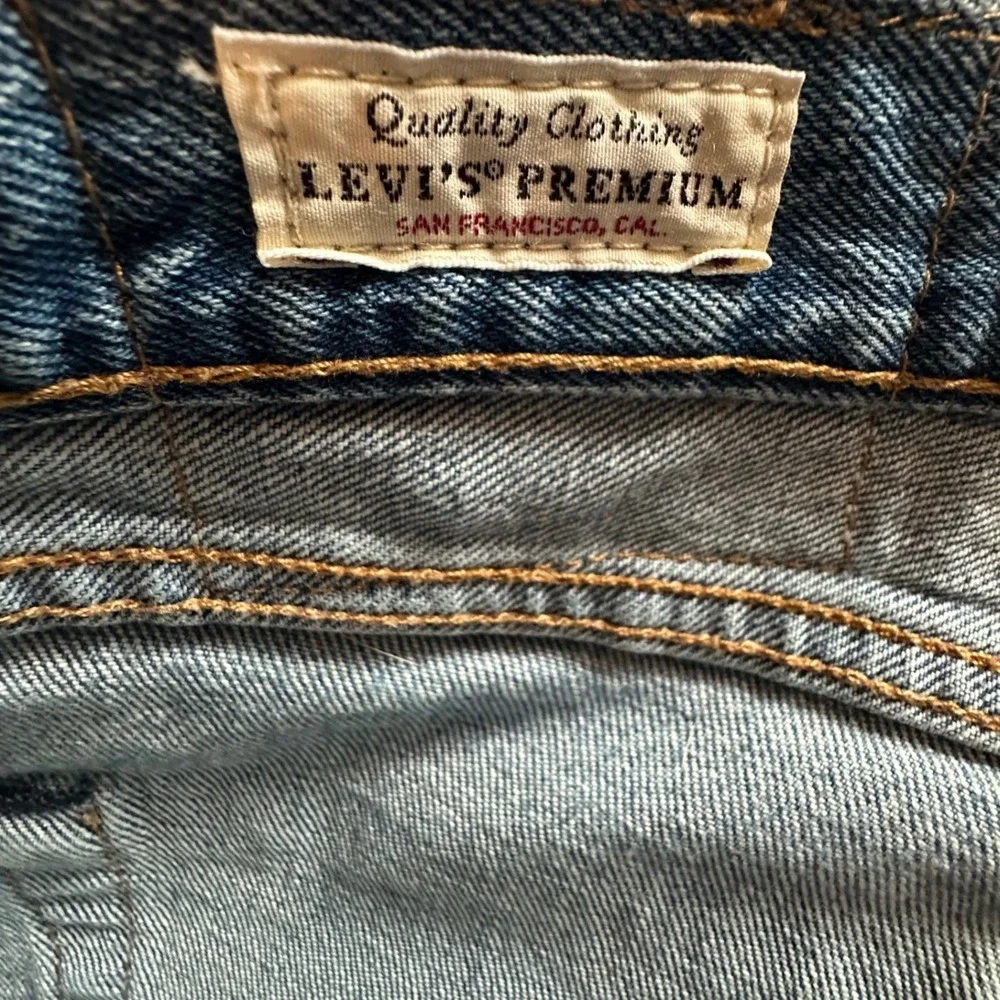 Levi's 501‎ '93 Straight Leg Jeans Mens 34x32 Light Blue Button Fly Denim